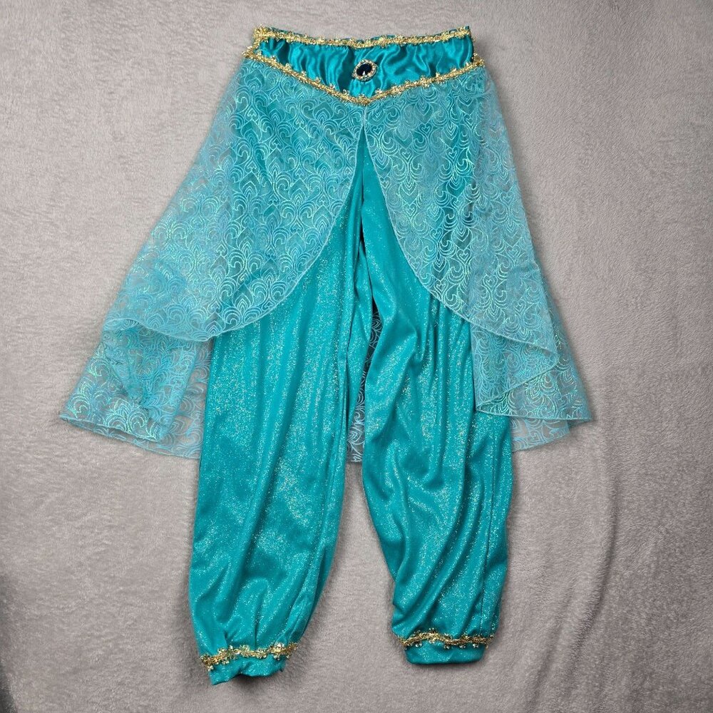 Disney Aladdin Jasmine Costume Pants Girls Size Large 10/12 Dress Up Halloween